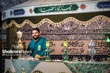 گزارش تصویری | پشت صحنه ویژه برنامه های سحر ماه رمضان تلویزیون در حرم مطهر رضوی