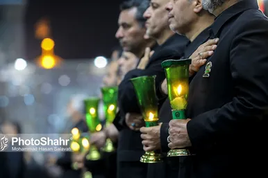 عکس| آیین خطبه‌خوانی شب شهادت امام رضا علیه السلام (۱۳ شهریور ۱۴۰۳)