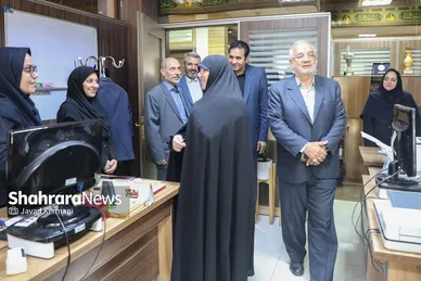 بازدید جمعی از مسئولین شهری مشهدمقدس از موسسه فرهنگی شهرآرا (۲) (۱۶ مرداد ۱۴۰۳)
