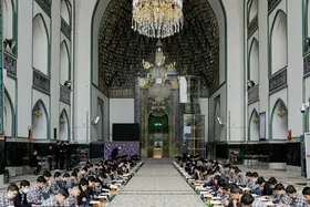 شب&zwnj;زنده&zwnj;داری معنوی ۱۱۰ نوجوان دهه&zwnj;هشتادی در حرم مطهر امام&zwnj;رضا(ع)