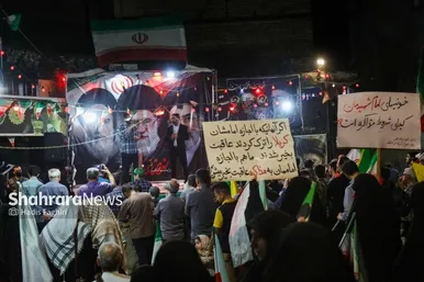 گزارش تصویری | حضور امیرحسین ثابتی، نماینده مردم تهران در هشتادوهفتمین شب حضور مردم مشهد در خیابان (۵ خرداد ۱۴۰۵)