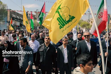 راهپیمایی روز قدس در مشهد (۱۷ فروردین ۱۴۰۳)