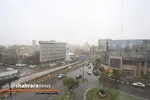 اولین برف پاییزی در مشهد