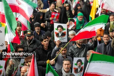 گزارش تصویری | راهپیمایی روز قدس ۱۴۰۴ در مشهد-۱