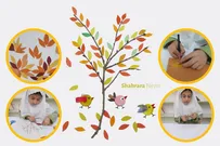 آموزش کاردستی | درخت رنگارنگ
