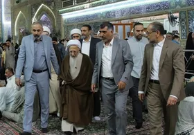 آیت&zwnj;الله جوادی آملی به نجف اشرف سفر کرد+ جزئیات