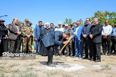 مراسم آغاز عملیات اجرایی فاز یک بوستان ۲۵ هکتاری جهان‌شهر و بهره‌برداری از ۹ پروژه فرهنگی، عمرانی و فضای سبز منطقه ۸