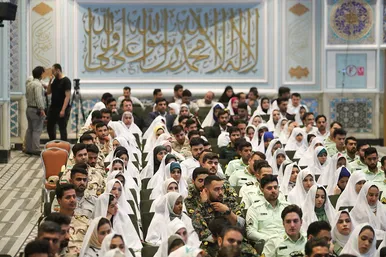 اولین اختتامیه جشنواره زوج های جوان نیروهای مسلح در مشهد