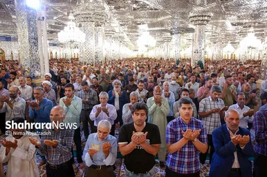 نماز عید سعید قربان در حرم مطهر رضوی