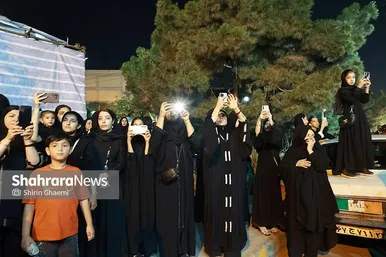 گزارش تصویری | عزاداری شب هشتم محرم در شهرک عرب‌ها ـ مشهد