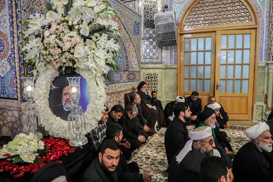 مراسم بزرگداشت شهدای خدمت در حرم مطهر رضوی