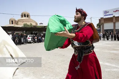 محرم ۱۴۰۴ | مراسم سنتی خیمه‌سوزان ظهر عاشورا در قزوین