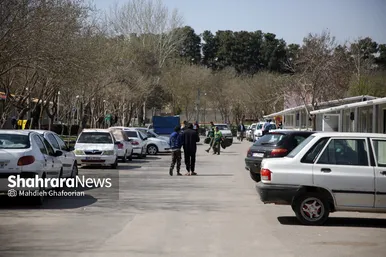 اسکان مسافران نوروزی در کمپ غدیر مشهد