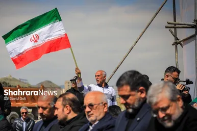 گزارش تصویری |بهره‌برداری از اتصال بزرگراه شهید سلیمانی به بلوار نماز، ۸۱ دستگاه ون و احداث مسیل اقبال