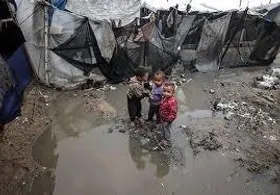 شهادت مظلومانه ۲۵ فلسطینی بر اثر سرما و بارش&zwnj;های جوی در غزه + فیلم