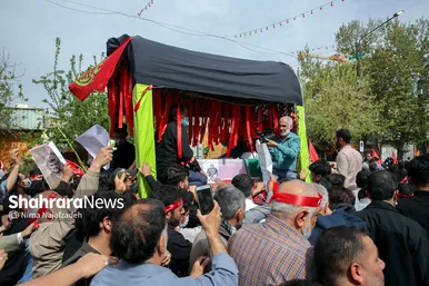 تشییع پیکر شهید حجت الاسلام محمد اصلانی در مشهد