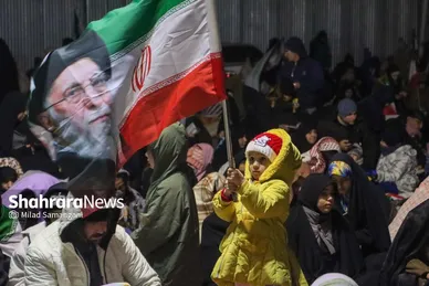گزارش تصویری | مراسم احیای اولین شب قدر رمضان ۱۴۰۴ - چهارراه مخابرات مشهد