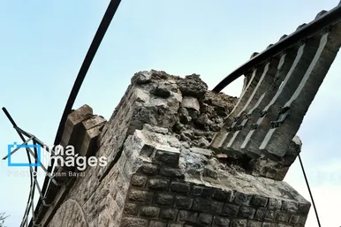 گزارش تصویری | حمله هوایی به پل راه‌آهن امین آباد زنجان