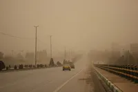 کاهش دید افقی در محور سرخس_مشهد (یک دی ۱۴۰۲)