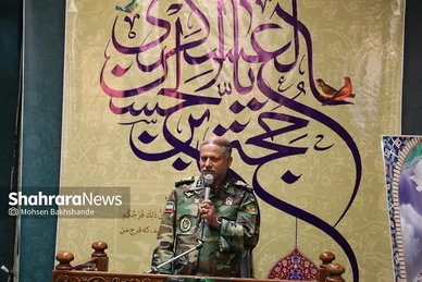 مراسم تشییع پیکر مطهر سرباز شهید «احمد لطفی» در مشهد