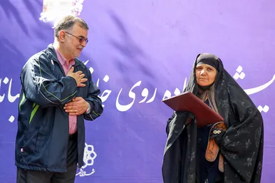 همایش پیاده‌روی خانوادگی باغبانان نمونه مشهدالرضا(ع)