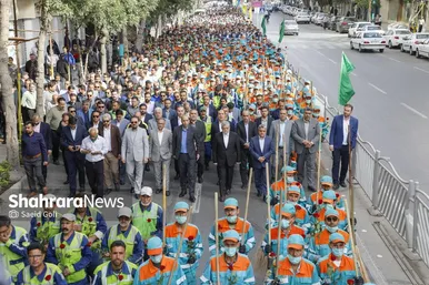 گزارش تصویری | آیین اذن خدمت با حضور نیرو‌های خدمات شهری مشهد (۱۰ اردیبهشت ۱۴۰۴)