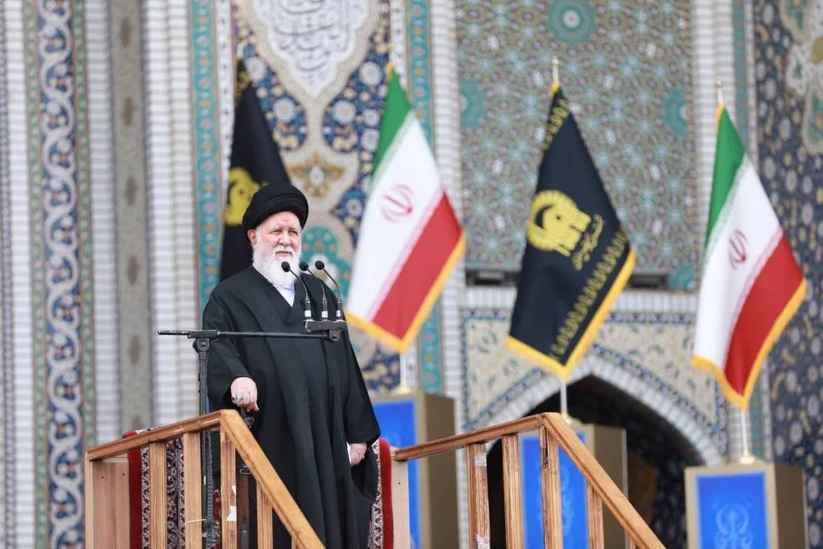 آیت‌الله علم‌الهدی: تمام توطئه دشمن با حضور مردم در صحنه خاکستر می‌شود | امروز دنیا با بسته شدن تنگه هرمز مستأصل شده است