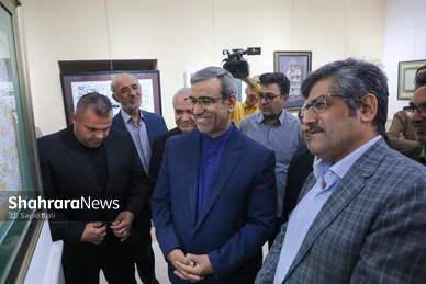 گزارش تصویری | آیین رونمایی از پوستر و آغاز هفته خوشنویسی در مشهد (۲۱ مهرماه ۱۴۰۵)