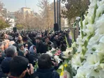 مراسم تشییع پیکر «ژاله علو» برگزار شد + تصاویر