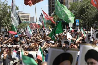 گزارش تصویری | راهپیمایی ضدصهیونیستی در مشهد (۲۳ خرداد ۱۴۰۴)