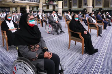 دیدار قهرمانان المپیک و پارالمپیک ایران در بازی‌های ۲۰۲۰ توکیو با رهبر معظم انقلاب