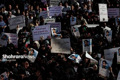 تشییع باشکوه پیکر «شهید غیرت» حمیدرضا الداغی در مشهد