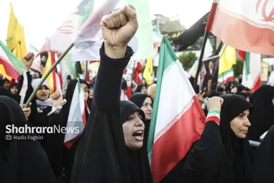 گزارش تصویری | مراسم چهلمین روز شهادت رهبر شهید انقلاب اسلامی در مشهد ۱