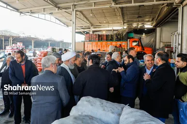 گزارش تصویری | بازدید رئیس کمیسیون اصل ۹۰ از میدان‌بار سپاد مشهد (۲۴ بهمن ۱۴۰۳)