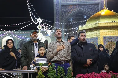 بازگشایی صحن انقلاب حرم مطهر رضوی در آستانه نیمه شعبان