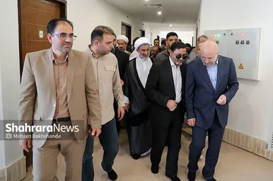 بازدید رئیس مجلس از پروژه مجتمع تربیتی آموزشی حضرت مهدی (عج) مشهد