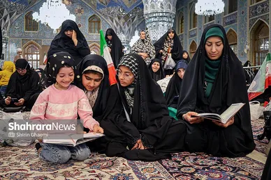 گزارش تصویری | مراسم چهلمین روز شهادت رهبر شهید انقلاب اسلامی در حرم مطهر رضوی