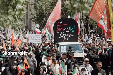 گزارش تصویری | تشییع پیکر مطهر شهید اقتدار حسن حسینی نژاد در مشهد