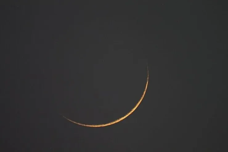 رؤیت‌پذیری هلال ماه رمضان در شامگاه ۲۴ فروردین ۱۴۰۰