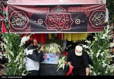 عکس‌هایی از مراسم تشییع پیکر شهید اسماعیل هنیه در تهران- ۲