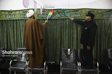 گزارش تصویری | غبارروبی مساجد توسط خادمین حرم مطهر رضوی