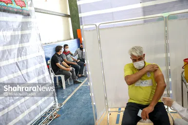 واکسیناسیون نیروهای خدمات‌شهری در مشهد