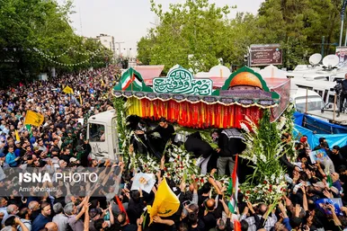 عکس‌هایی از مراسم تشییع پیکر شهید اسماعیل هنیه در تهران - ۱