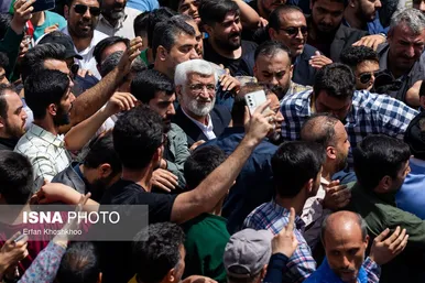 عکس‌هایی از پزشکیان و جلیلی پای صندوق رای در مرحله دوم انتخابات