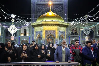بازگشایی صحن انقلاب حرم مطهر رضوی در آستانه نیمه شعبان