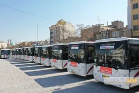 بهره&zwnj;برداری رسمی از ۱۱۰ دستگاه اتوبوس جدید و بازسازی شده در مشهد