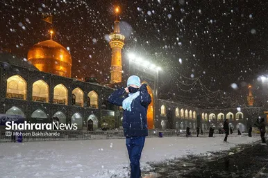 گزارش تصویری | جلوه‌های زییایی از بارش برف پاییزی در مشهد