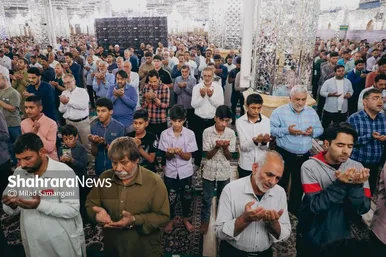 گزارش تصویری | اقامه نماز عید قربان در حرم رضوی (۱۶ خرداد ۱۴۰۴)