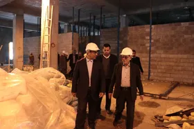 بازدید استاندار خراسان رضوی از مرکز در حال احداث پیوند مغز استخوان بیمارستان امام رضا(ع)