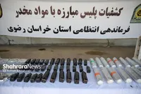 کشف ۶۵۰ کیلوگرم مواد مخدر در کمتر از ۳۶ ساعت در خراسان رضوی